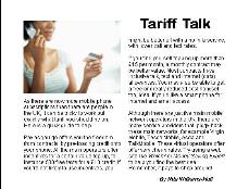 Tariff Talk